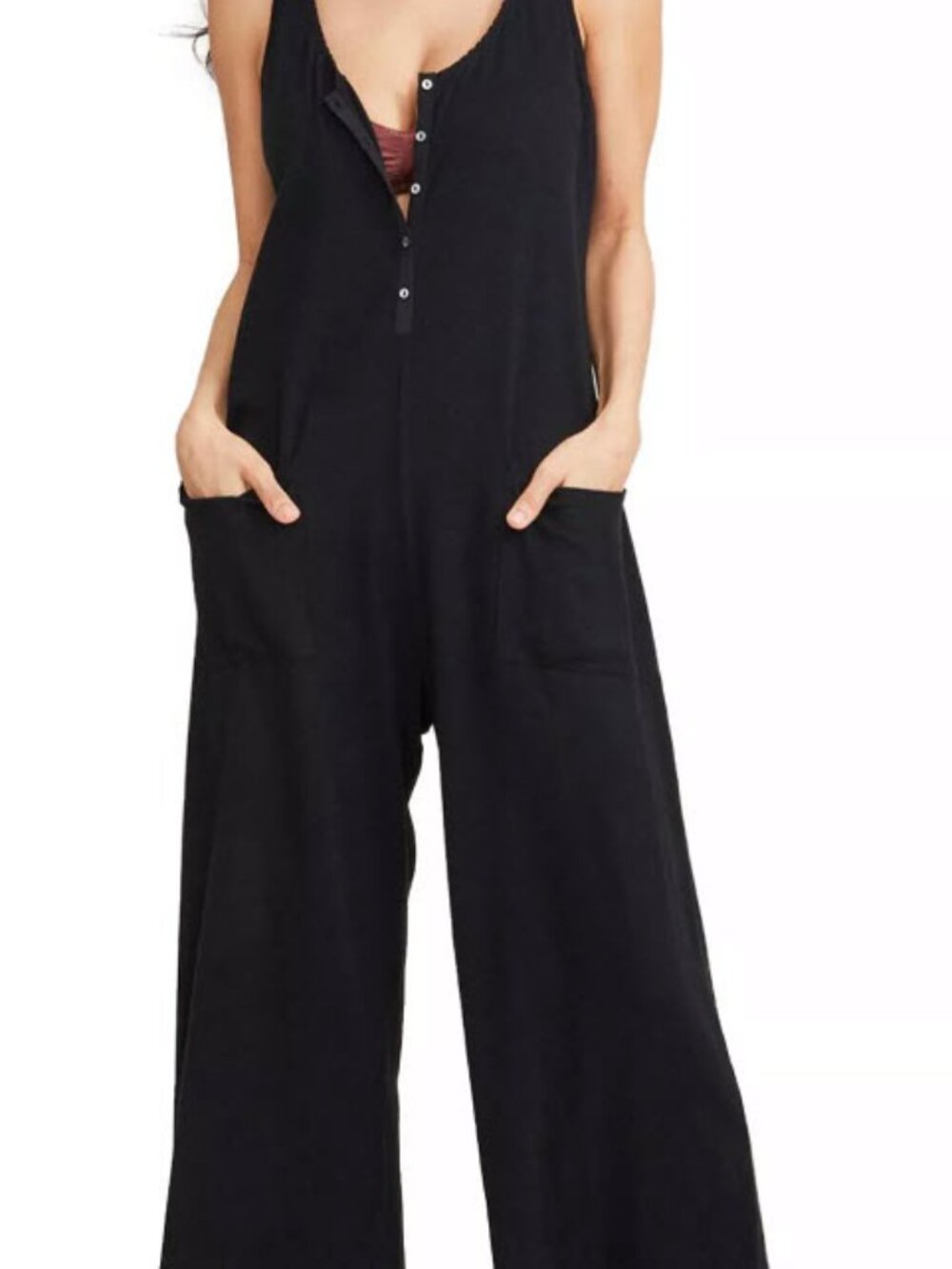 HATCH Collection Maternity/Nursing Pointelle Jumpsuit | Size 0/XS